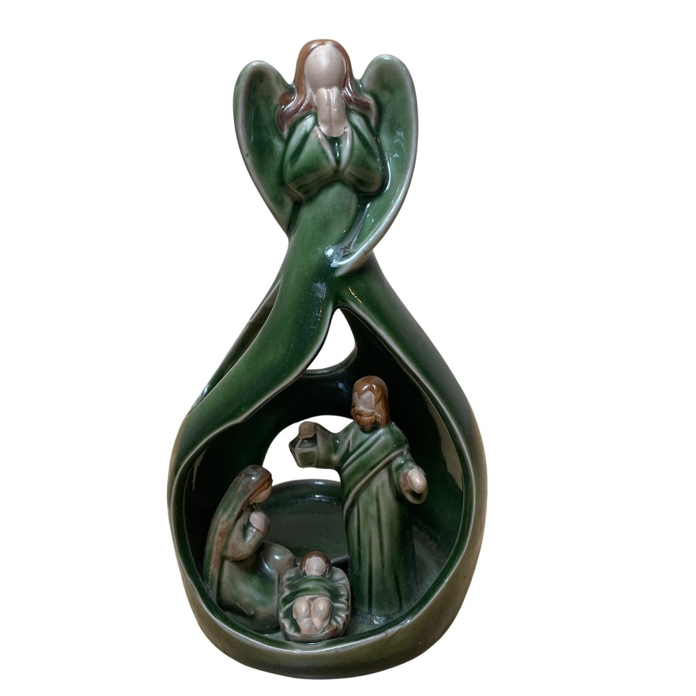 TII Collections Angel Nativity Scene Tea Light‎ Holder